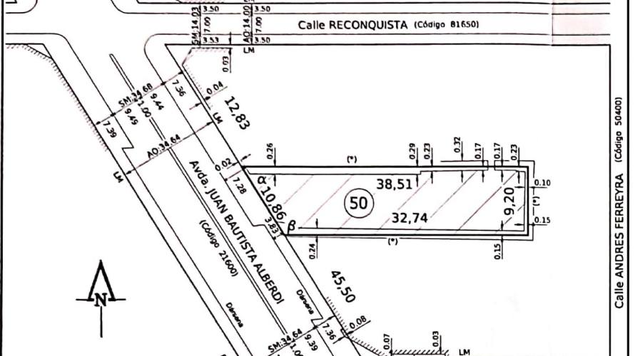 VENTA | LOTE | AV. ALBERDI 784 bis